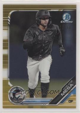 2019 Bowman Draft - Chrome - Gold Refractor #BDC-88 - Victor Victor Mesa /50