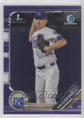 2019 Bowman Draft - Chrome - Purple Refractor #BDC-17 - Brady McConnell /250