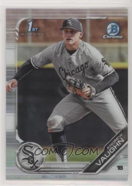 2019 Bowman Draft - Chrome - Refractor #BDC-100.1 - Andrew Vaughn (Glove at Waist, No Baseball Visible)