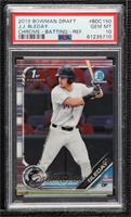 J.J. Bleday (White Jersey; Batting) [PSA 10 GEM MT]