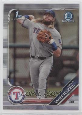 2019 Bowman Draft - Chrome - Refractor #BDC-81 - Davis Wendzel