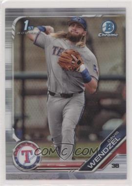 2019 Bowman Draft - Chrome - Refractor #BDC-81 - Davis Wendzel