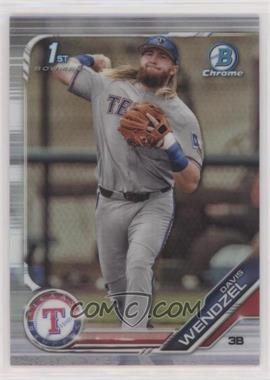 2019 Bowman Draft - Chrome - Refractor #BDC-81 - Davis Wendzel