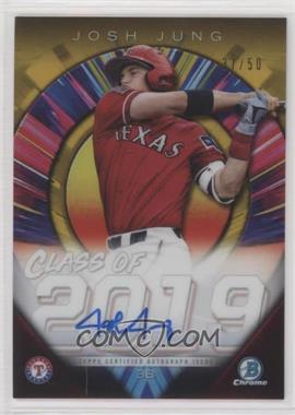 2019 Bowman Draft - Chrome Class of 2019 Autographs - Gold Refractor #C19A-JJ - Josh Jung /50