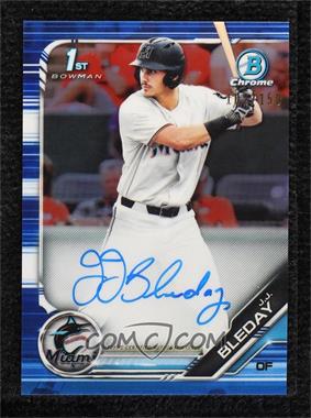 2019 Bowman Draft - Chrome Draft Pick Autographs - Blue Refractor #CDA-JJB - J.J. Bleday /150