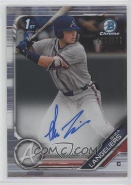 2019 Bowman Draft - Chrome Draft Pick Autographs - Refractor #CDA-SL - Shea Langeliers /499