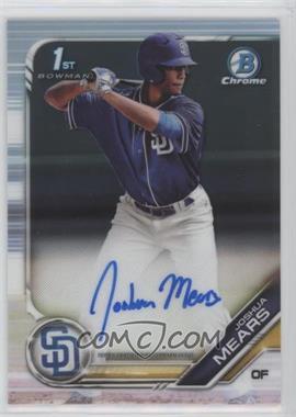 2019 Bowman Draft - Chrome Draft Pick Autographs #CDA-JM - Joshua Mears