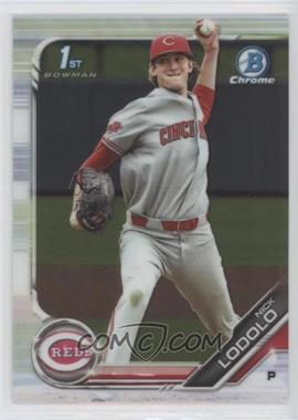 2019 Bowman Draft - Chrome #BDC-189.1 - Nick Lodolo (Holding Ball)