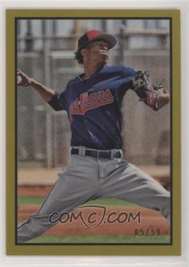 2019 Bowman Heritage - Chrome Prospects - Gold Refractor #53CP-94 - Triston McKenzie /50