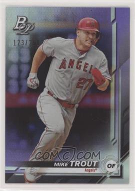 2019 Bowman Platinum - Wal-Mart [Base] - Purple Foil #1 - Mike Trout /250