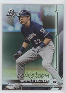 2019 Bowman Platinum - Wal-Mart [Base] #22.1 - Base - Christian Yelich (On Base)