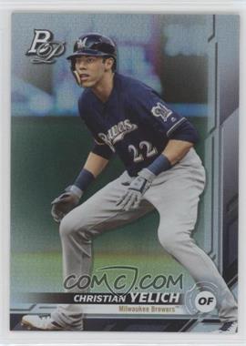 2019 Bowman Platinum - Wal-Mart [Base] #22.1 - Base - Christian Yelich (On Base)