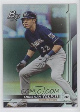 2019 Bowman Platinum - Wal-Mart [Base] #22.1 - Base - Christian Yelich (On Base)