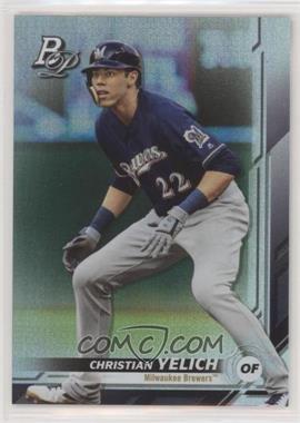 2019 Bowman Platinum - Wal-Mart [Base] #22.1 - Base - Christian Yelich (On Base)