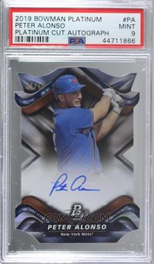 2019 Bowman Platinum - Wal-Mart Platinum Cut Autographs #PCA-PA - Pete Alonso [PSA 9 MINT]