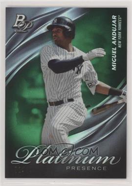 2019 Bowman Platinum - Wal-Mart Platinum Presence - Green Foil #PP-12 - Miguel Andujar /99