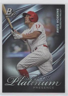 2019 Bowman Platinum - Wal-Mart Platinum Presence #PP-16 - Rhys Hoskins