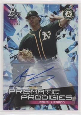 2019 Bowman Platinum - Wal-Mart Prismatic Prodigies - Autographs #PPP-9 - Jesus Luzardo /50