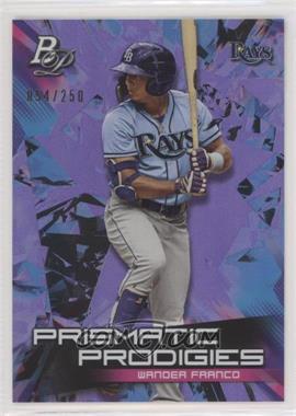 2019 Bowman Platinum - Wal-Mart Prismatic Prodigies - Purple Refractor #PPP-24 - Wander Franco /250