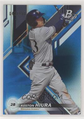 2019 Bowman Platinum - Wal-Mart Top Prospects - Blue Foil #TOP-86 - Keston Hiura /150