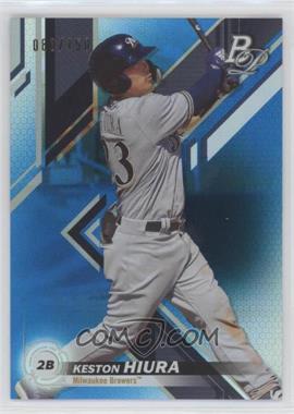 2019 Bowman Platinum - Wal-Mart Top Prospects - Blue Foil #TOP-86 - Keston Hiura /150