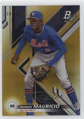 2019 Bowman Platinum - Wal-Mart Top Prospects - Gold Foil #TOP-57 - Ronny Mauricio /50