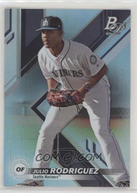 2019 Bowman Platinum - Wal-Mart Top Prospects - Sky Blue Foil #TOP-63 - Julio Rodriguez