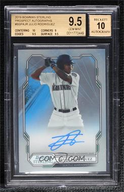 2019 Bowman Sterling - Prospect Autographs #BSPA-JR - Julio Rodriguez [BGS 9.5 GEM MINT]