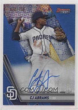 2019 Bowman's Best - Autographs - Blue Refractor #B19-CJA - CJ Abrams /150