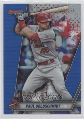 2019 Bowman's Best - [Base] - Blue Refractor #19 - Paul Goldschmidt /150