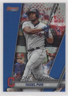 2019 Bowman's Best - [Base] - Blue Refractor #23 - Yasiel Puig /150