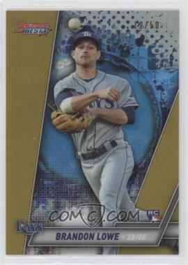 2019 Bowman's Best - [Base] - Gold Refractor #37 - Brandon Lowe /50