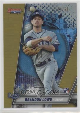 2019 Bowman's Best - [Base] - Gold Refractor #37 - Brandon Lowe /50