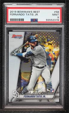 2019 Bowman's Best - [Base] #58 - Fernando Tatis Jr. [PSA 9 MINT]