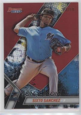 2019 Bowman's Best - Top Prospects - Red Refractor #TP-19 - Sixto Sanchez /10