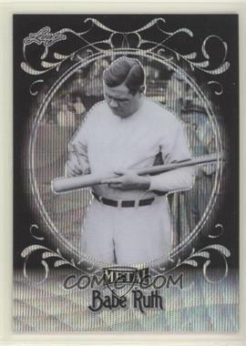 2019 Leaf Babe Ruth Collection - [Base] - Black Wave #18 - Babe Ruth /10