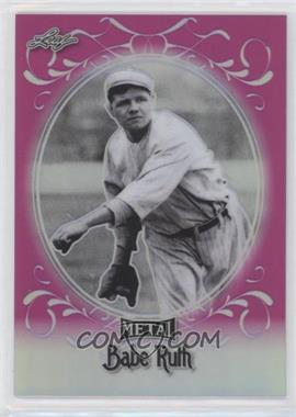 2019 Leaf Babe Ruth Collection - [Base] - Pink #10 - Babe Ruth /20