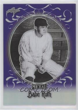 2019 Leaf Babe Ruth Collection - [Base] - Purple #29 - Babe Ruth /25