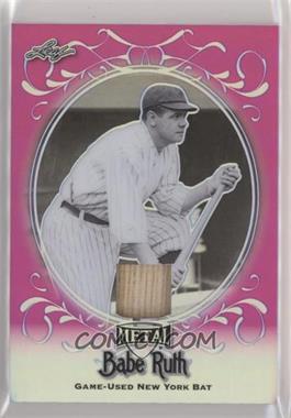 2019 Leaf Babe Ruth Collection - Game-Used Bat - Pink #SB-34 - Babe Ruth /6