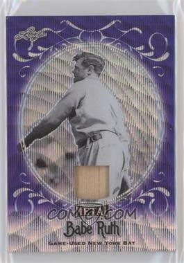 2019 Leaf Babe Ruth Collection - Yankee Stadium Seat Wave - Purple [Memorabilia] #SB-24 - Babe Ruth /5