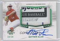 Matthew Allan #/20