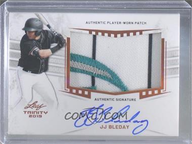 2019 Leaf Trinity - Patch Autographs #PA-JJB - JJ Bleday