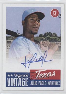 2019 Onyx Vintage - [Base] - Autograph Blue Ink #OVJM - Julio Pablo Martinez /200