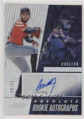 2019 Panini Chronicles - Absolute Rookie Autographs - Holo Silver Cracked Ice #ARA-CP - Cionel Perez /23