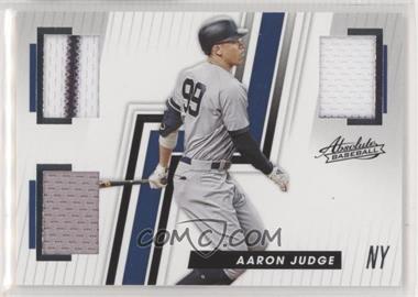 2019 Panini Chronicles - Absolute Triple Relics #AB-AJ - Aaron Judge