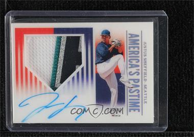 2019 Panini Chronicles - America's Pastime Material Signatures - Holo Silver #APS-JS - Justus Sheffield /10