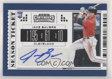 2019 Panini Chronicles - Contenders Season Tickets #14 - Jake Bauers