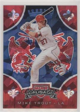 2019 Panini Chronicles - Crusade - Blue Ice #8 - Mike Trout /99