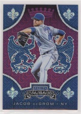 2019 Panini Chronicles - Crusade - Purple Mojo Prizm #13 - Jacob deGrom /75