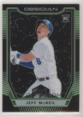 2019 Panini Chronicles - Obsidian - Electric Etch Green Prizm #12 - Jeff McNeil /5